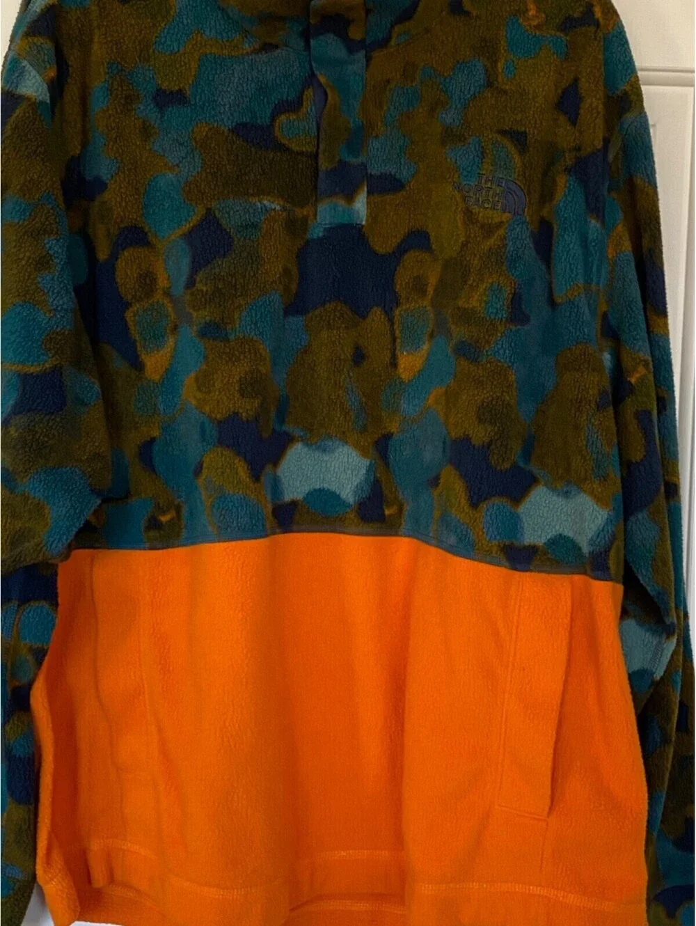 The North Face Pali Pile Fleece Men Size Extra Large XL Summit Navy Camo